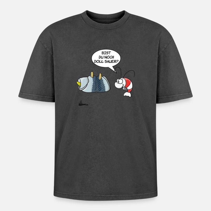 Rollmops - T-shirt Premium unisexe oversize acid-washed - undefined