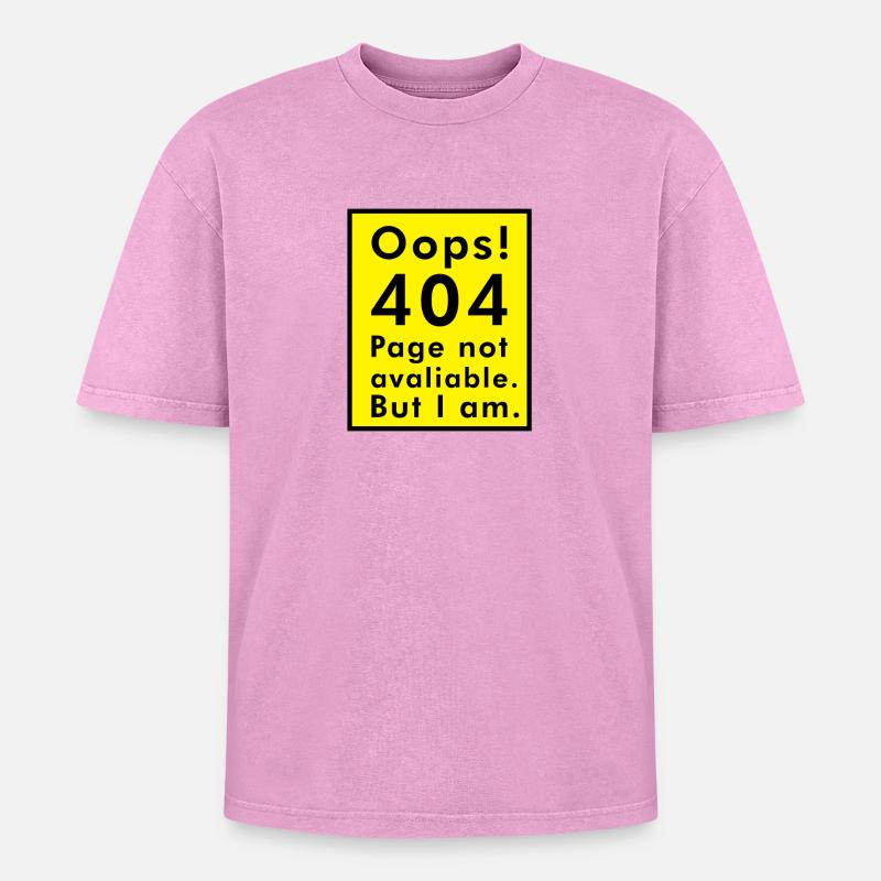 404 error - Oversized Unisex Premium Acid-Washed T-Shirt - acid washed pink