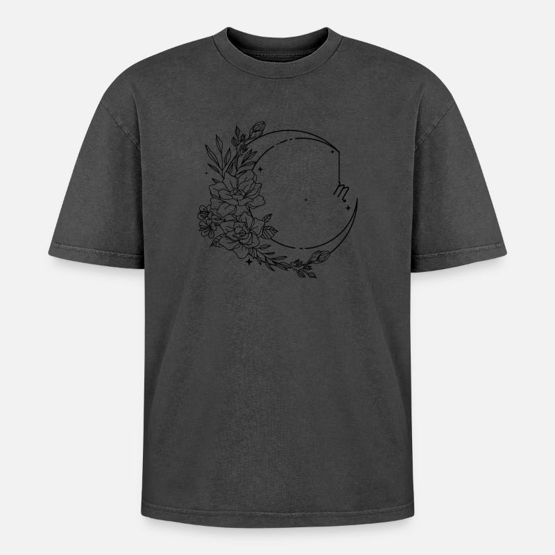 Warten auf Design-Upload - Oversized Unisex Premium Acid-Washed T-Shirt - Pink Acid Wash