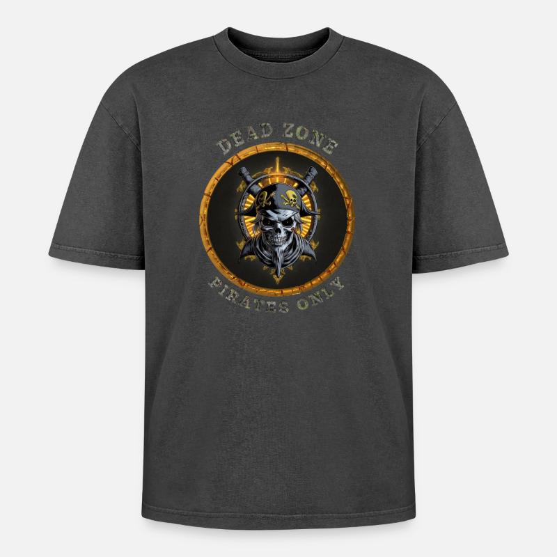 Dead Zone v2 - Oversized Unisex Premium Acid-Washed T-Shirt - undefined