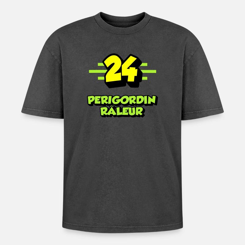 Complaining Périgordin - Oversized Unisex Premium Acid-Washed T-Shirt - undefined