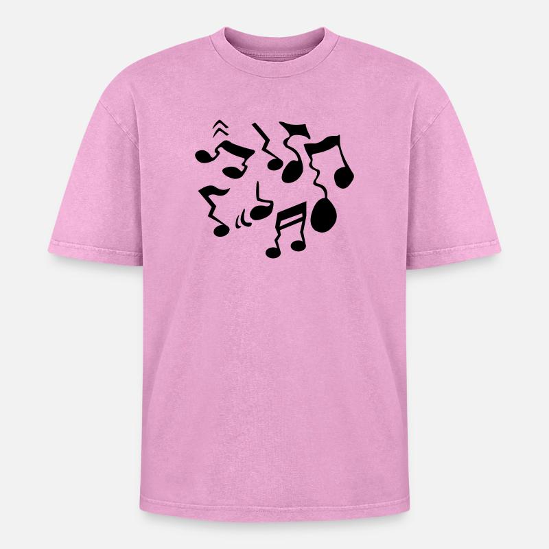 Faux tons - T-shirt Premium unisexe oversize acid-washed - rose délavé acide