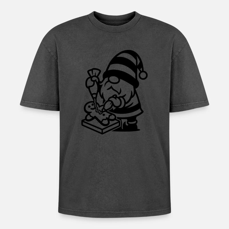 wicht lebkuchen backen - Oversized Unisex Premium Acid-Washed T-Shirt - undefined