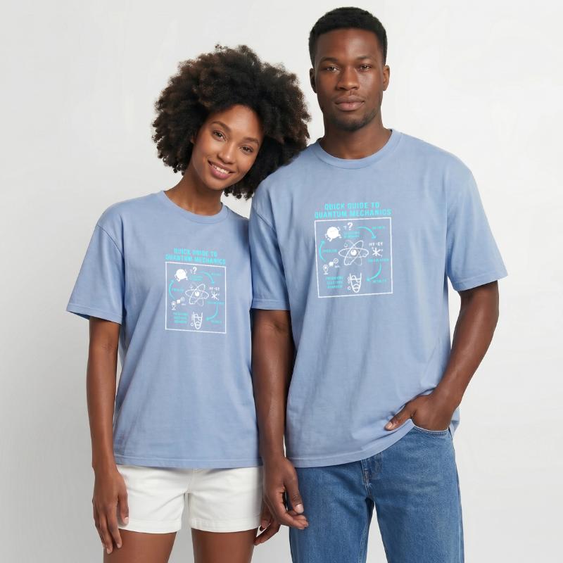 Quantum Physics Quantum Physics Quantum Leap Oversized Unisex Premium Acid-Washed T-Shirt