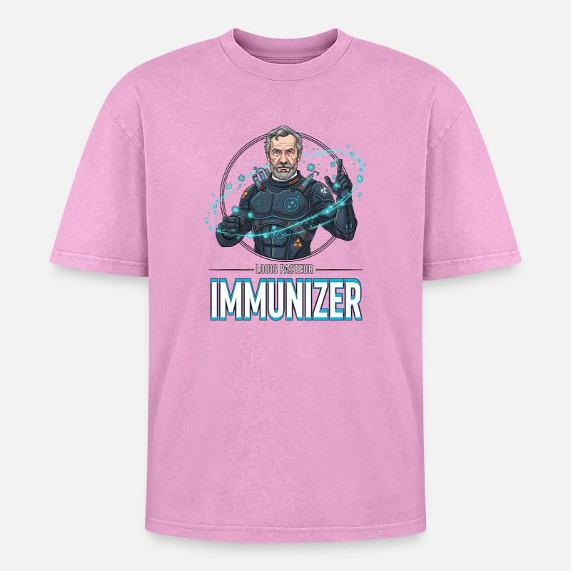 Pasteur Immunizer Armor - T-shirt Premium unisexe oversize acid-washed - undefined