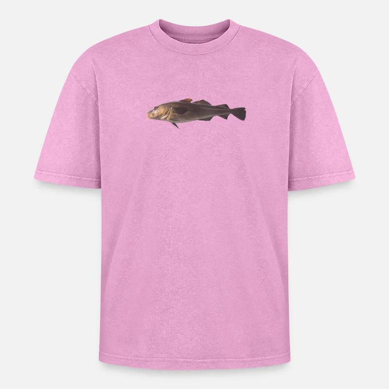 cod - Oversized Unisex Premium Acid-Washed T-Shirt - acid washed pink