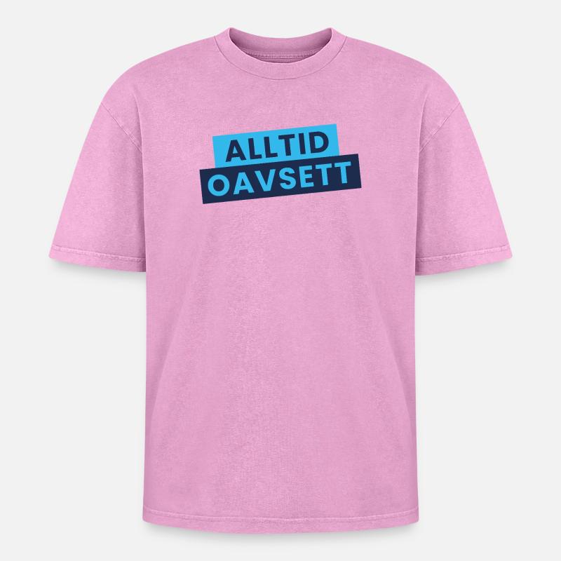 Always Regardless—Stylish Statement - Oversized Unisex Premium Acid-Washed T-Shirt - acid washed pink