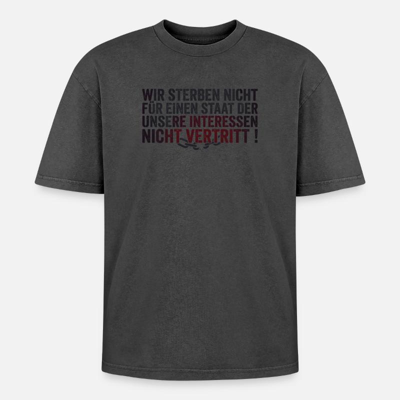 Déclaration de protestation - T-shirt Premium unisexe oversize acid-washed - undefined