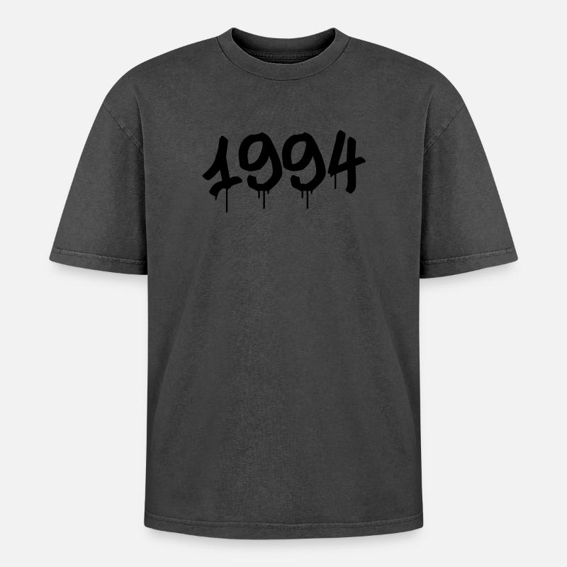 Graffiti: 1994 - Oversized Unisex Premium Acid-Washed T-Shirt - undefined