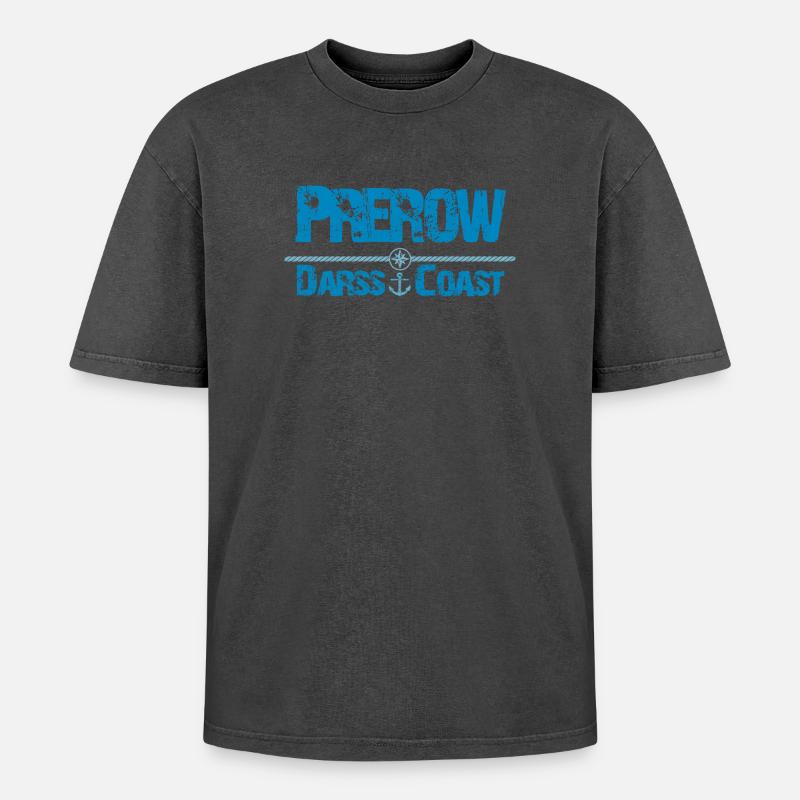 Ostseebad Prerow Darss - Oversized Unisex Premium Acid-Washed T-Shirt - undefined