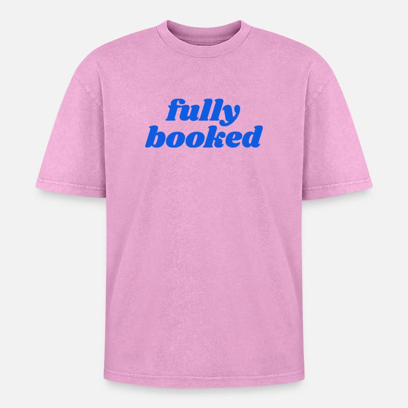 fully booked - Oversized Unisex Premium Acid-Washed T-Shirt - acid washed pink