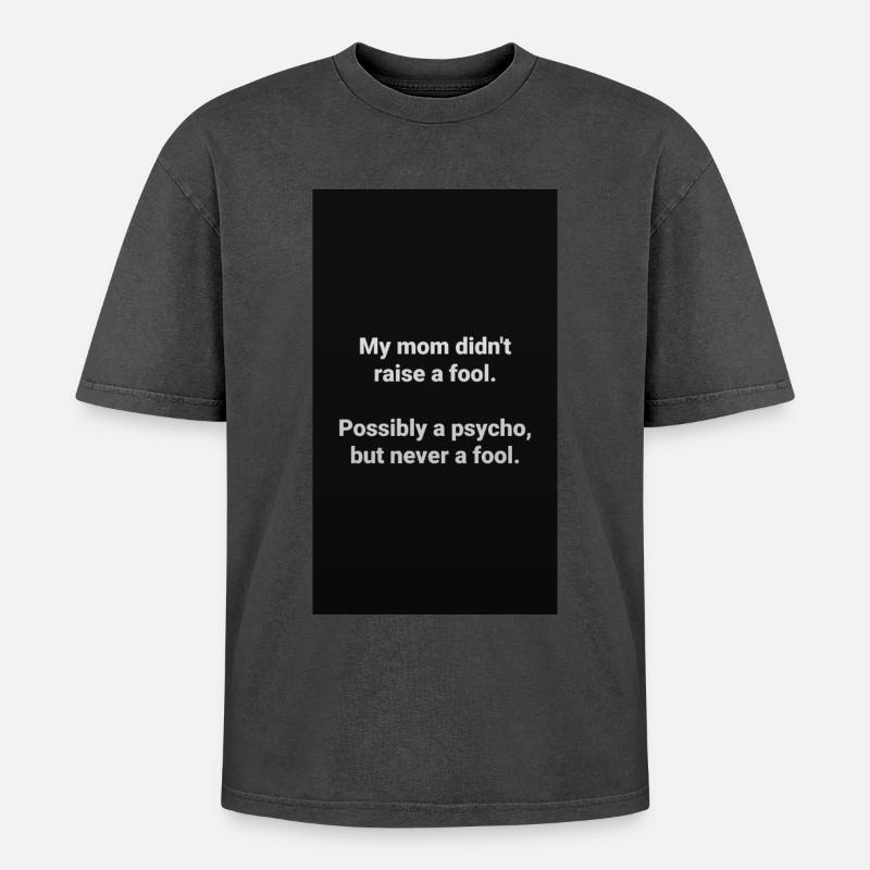 Psycko - T-shirt Premium unisexe oversize acid-washed - undefined