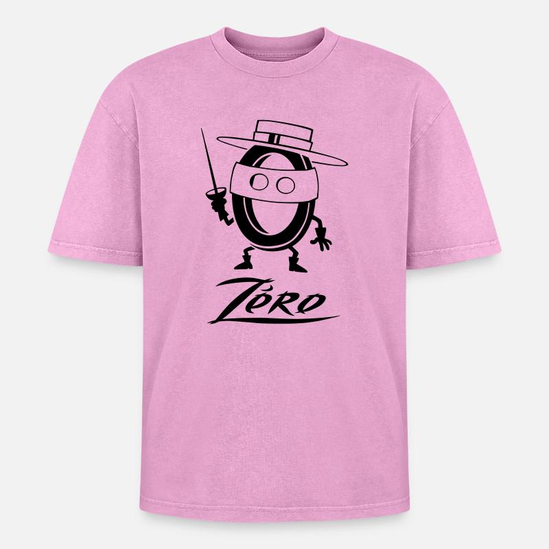 Super zéro flex - T-shirt Premium unisexe oversize acid-washed - undefined