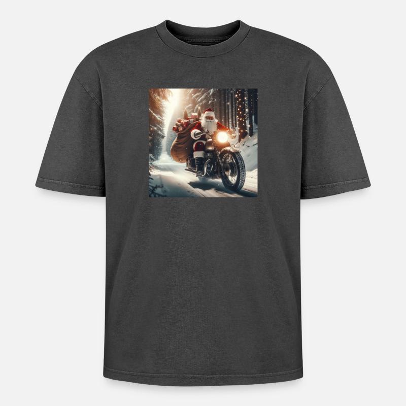 Weihnachts Design2 - Oversized Unisex Premium Acid-Washed T-Shirt - undefined