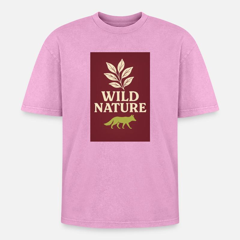 903E7BB2-E856-41AA-A23F-B3E2B4698455 - T-shirt Premium unisexe oversize acid-washed - rose délavé acide