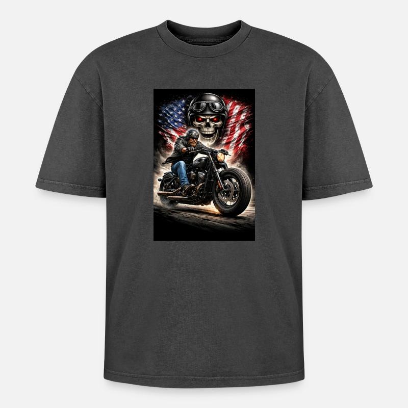 Freiheitsgeist - Oversized Unisex Premium Acid-Washed T-Shirt - undefined