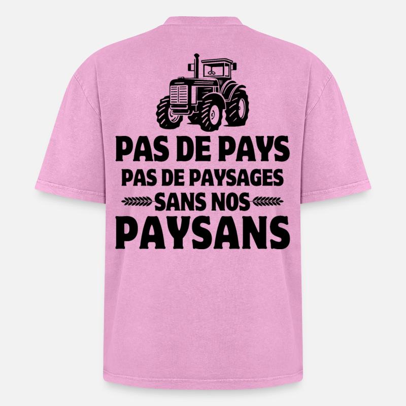Bauer, Bauer, Bauer - Oversized Unisex Premium Acid-Washed T-Shirt - Pink Acid Wash