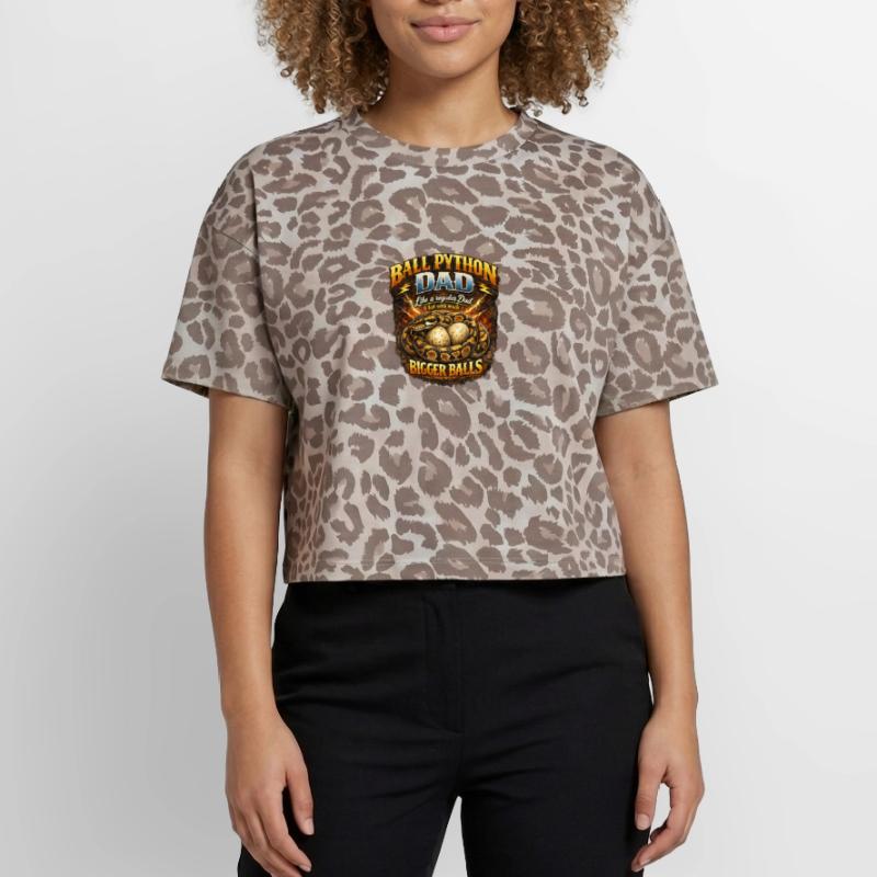 Ball Python Dad Größere Eier Königspython Besitzer Boxy Leo Frauen Premium Organic T-Shirt