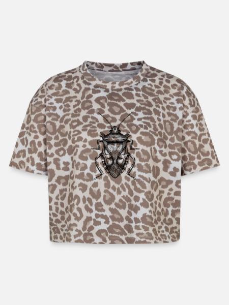 Wanze - Boxy Leo Frauen Premium Organic T-Shirt - Leopard print