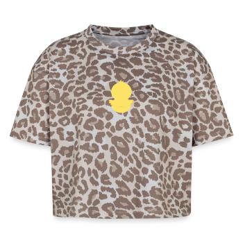 chick - Boxy Leo Women's Premium Organic T-Shirt - Leopard print - Front - AI Model Female 172 dark (172cm)