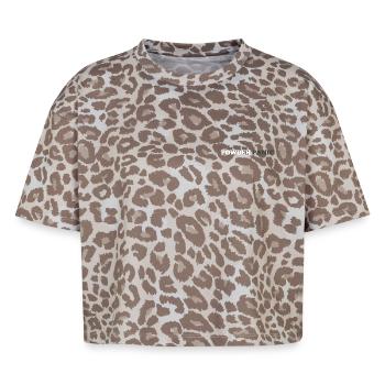Powder Panic - Boxy Leo Frauen Premium Organic T-Shirt - Leopard print - Vorne - AI Model Female 172 dark (172cm)