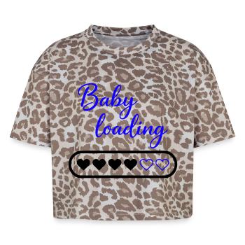 Baby_loading - Boxy Leo Frauen Premium Organic T-Shirt - Leopard print - Vorne - AI Model Female 172 dark (172cm)