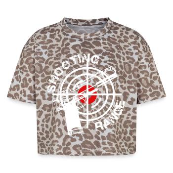 Shooting club - Boxy Leo Women's Premium Organic T-Shirt - Leopard print - Front - AI Model Female 172 dark (172cm)