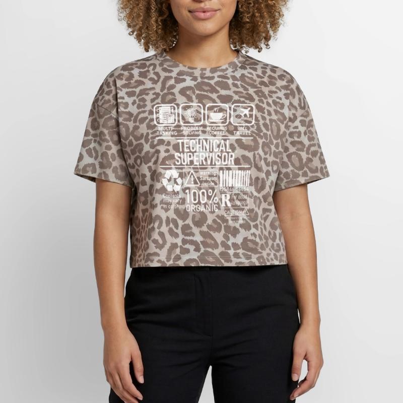 Technical Supervisor multi tasking problem solving Boxy Leo Frauen Premium Organic T-Shirt