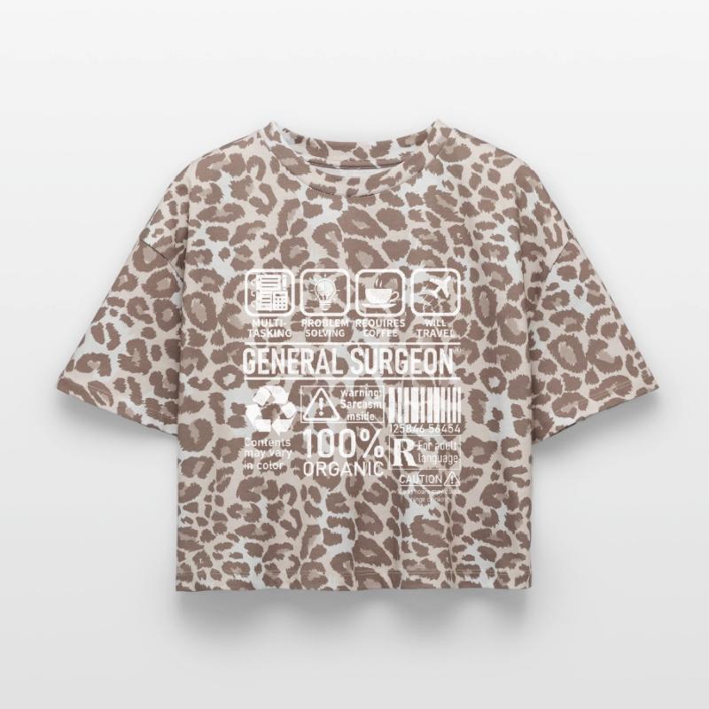 General Surgeon multi tasking problem solving Boxy Leo Frauen Premium Organic T-Shirt
