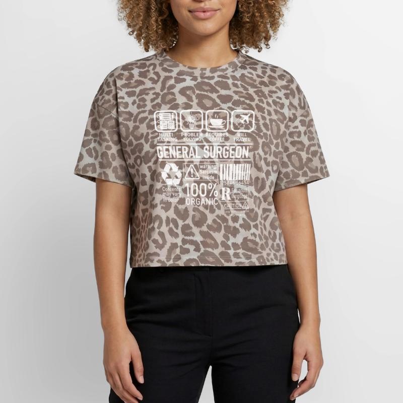 General Surgeon multi tasking problem solving Boxy Leo Frauen Premium Organic T-Shirt