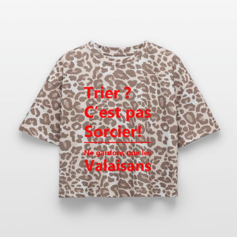 Sorting is not rocket science! Let's keep only the Valai Boxy Leo Women's Premium Organic T-Shirt