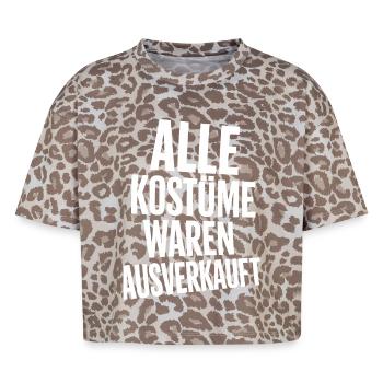 Carnival Costume Sold Out Gift Woman - Boxy Leo Women's Premium Organic T-Shirt - Leopard print - Front - AI Model Female 172 dark (172cm)
