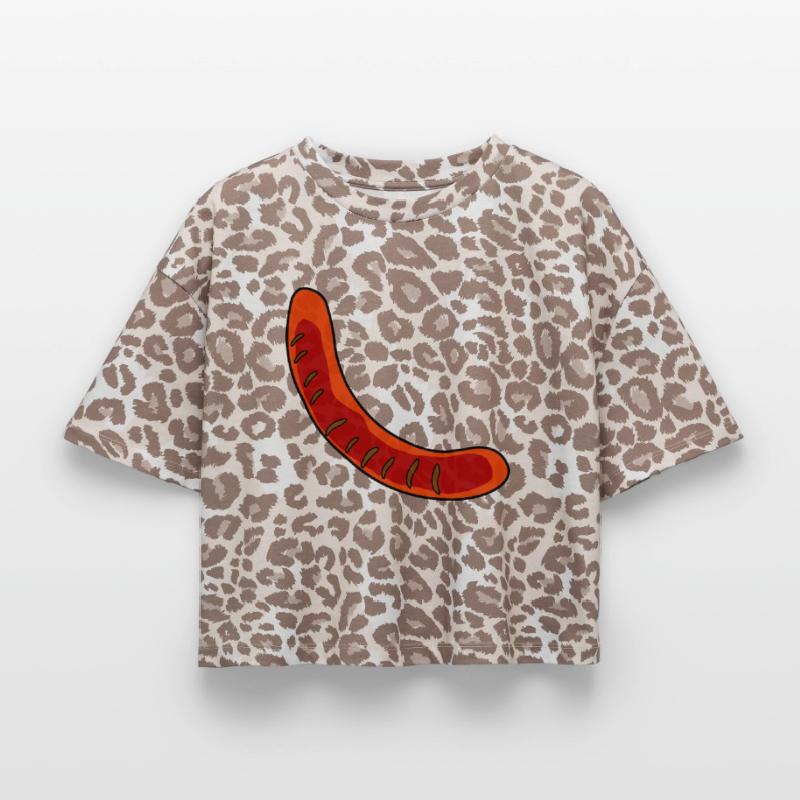 Wurst oder Bratwurst Boxy Leo Frauen Premium Organic T-Shirt