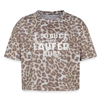 So Gut Sehen Läufer Aus - Boxy Leo Frauen Premium Organic T-Shirt - Leopard print - Vorne - AI Model Female 172 dark (172cm)