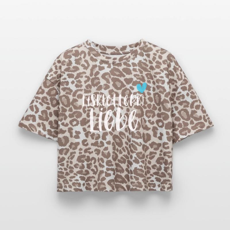 Klettern Eisklettern Liebe Eispickel Geschenk Boxy Leo Frauen Premium Organic T-Shirt