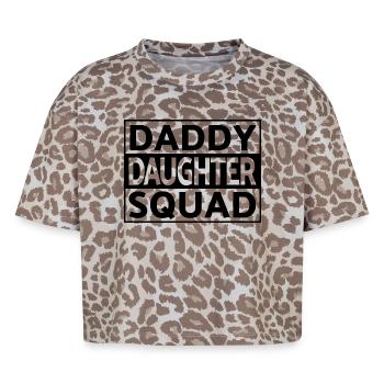 Daddy Daughter Squad Matching Father Daughter - Boxy Leo Women's Premium Organic T-Shirt - Leopard print - Front - AI Model Female 172 dark (172cm)