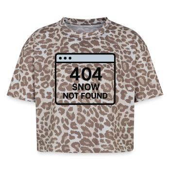 404 Snow not found - Boxy Leo Women's Premium Organic T-Shirt - Leopard print - Front - AI Model Female 172 dark (172cm)