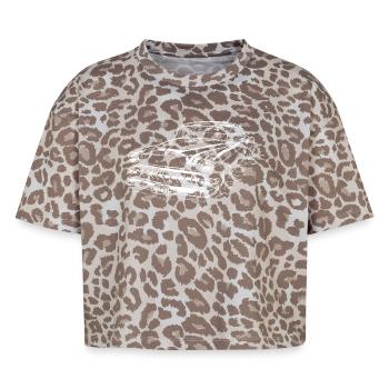 Chevy Bel Air 1954 - American Dream Hot Rod  - Boxy Leo Frauen Premium Organic T-Shirt - Leopard print - Vorne - AI Model Female 172 dark (172cm)