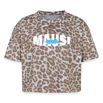MAUSI - Boxy Leo Frauen Premium Organic T-Shirt - Leopard print - Vorne - AI Model Female 172 dark (172cm)