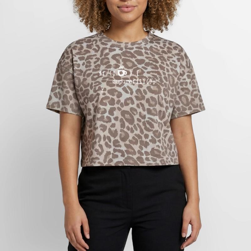 Debug Programmierer Coden Developer Computerfreak Boxy Leo Frauen Premium Organic T-Shirt