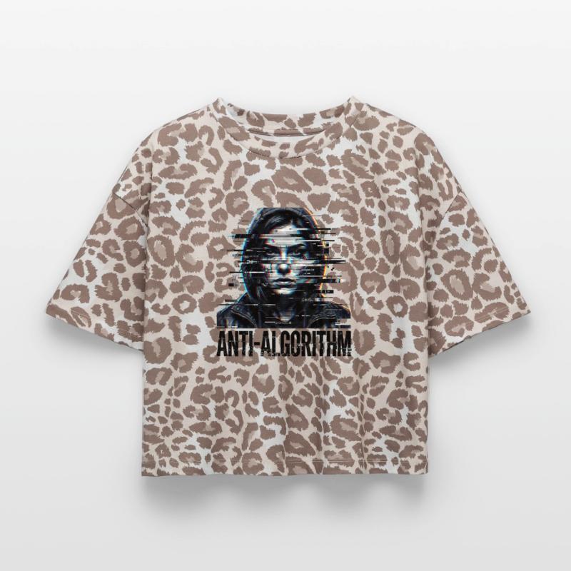 Anti Algorithm Digital Boxy Leo Women's Premium Organic T-Shirt