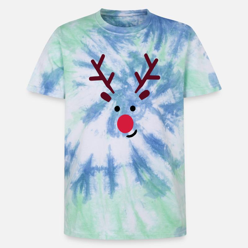 deadline2 - Unisex Premium Tie-Dye T-Shirt - Blue Spiral
