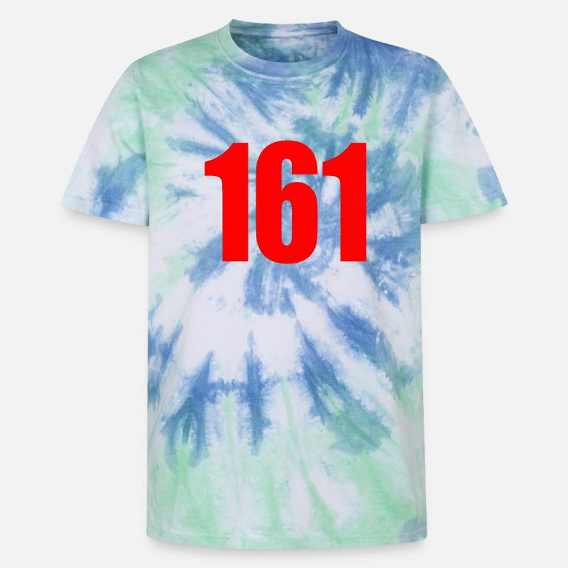 161 – Déclaration du Code Antifa - T-shirt tie-dye premium unisexe - bleu spirale