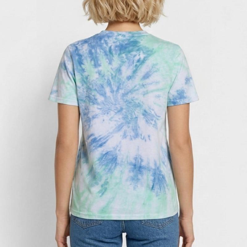 Reste calme et code activé – Chemise de codeur drôle T-shirt tie-dye premium unisexe