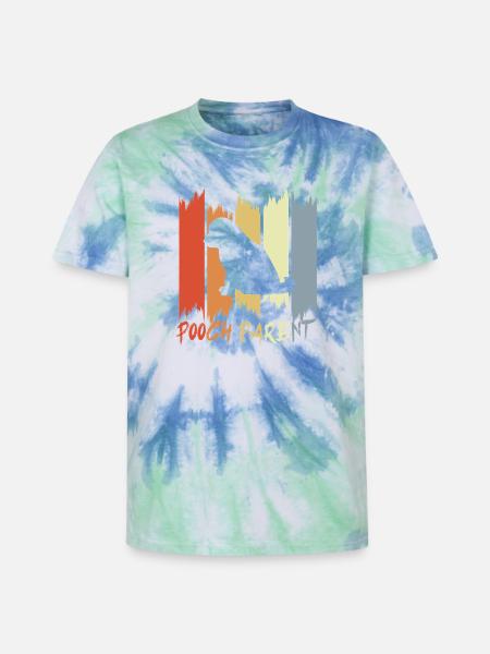 Hundebesitzer - Unisex Premium Tie Dye T-Shirt - Spiralblau