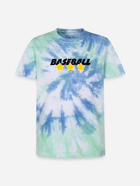 Baseball – Sport - Unisex Premium Tie Dye T-Shirt - Spiralblau