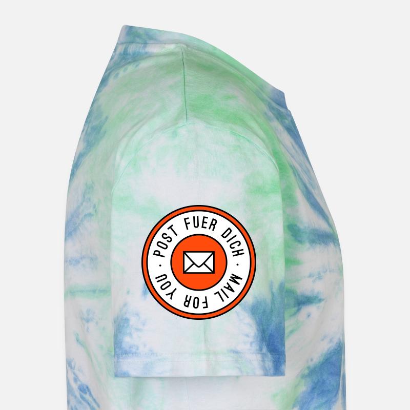 Mail pour vous tricolore T-shirt tie-dye premium unisexe