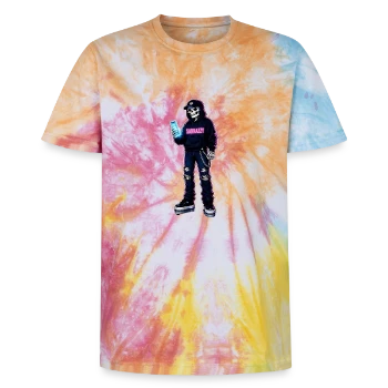 Sarkazzy Szkielet Hacker w streetwearowym swetrze