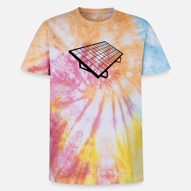 solar panel Solar Anlage - Unisex Premium Tie Dye T-Shirt - Regenbogen-Spirale