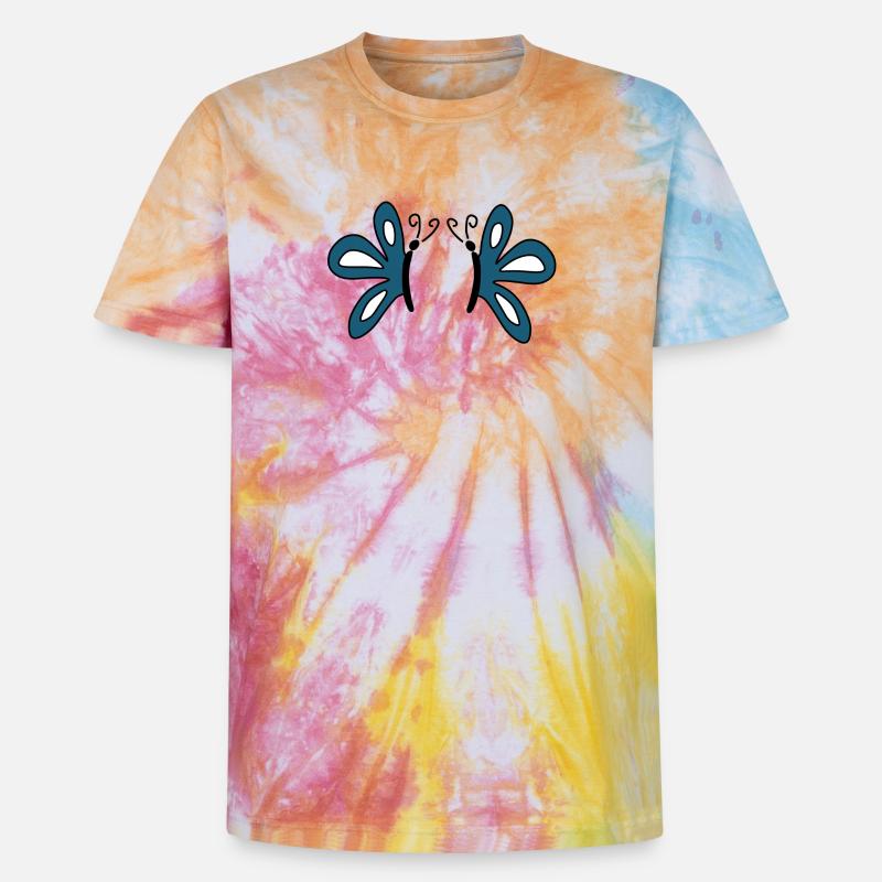 Muttertags Geschenk Mutter Muttertag Geschenkidee - Unisex Premium Tie Dye T-Shirt - Regenbogen-Spirale